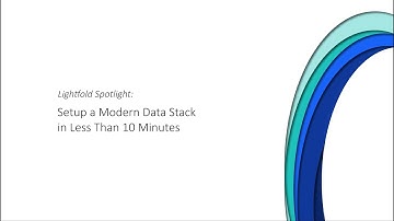 Setup a Modern Data Stack in Less than 10 Minutes