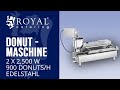 Donutmaschine royal catering rcdm6k  produktprsentation