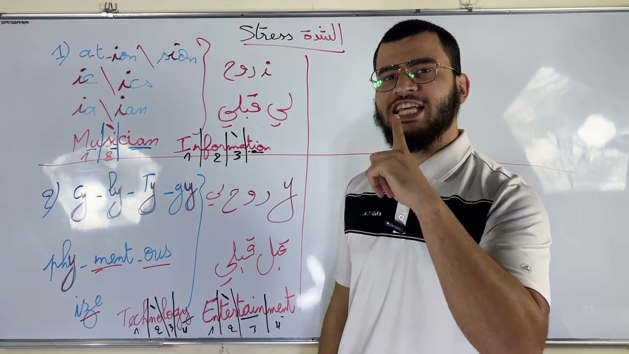 BAC 2026: أقوى شرح لدرس STRESS لجميع الشعب ❤️