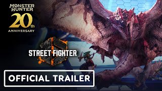 Street Fighter 6 - Official Monster Hunter 20th Anniversary Collaboration Announcement Trailer