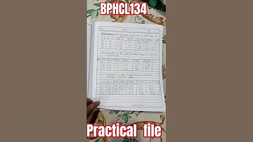 BPHCL 134 practical file...BSCG 1st year physics practical #ignou #practical