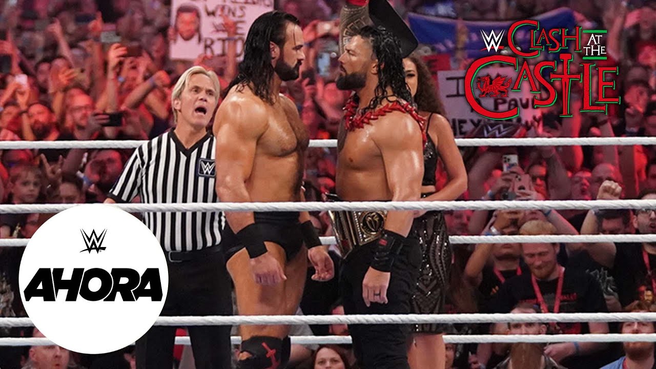 DUELO DE TITANES Roman Reigns vs Drew McIntyre en la tierra de los Castillos: WWE Ahora Sept 3, 2022