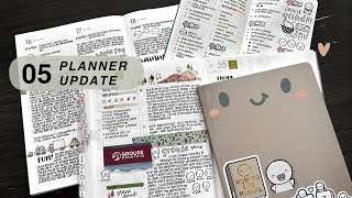 may 2024 planner update | hobonichi, reading journal, pocket leuchtturm, take a note planner