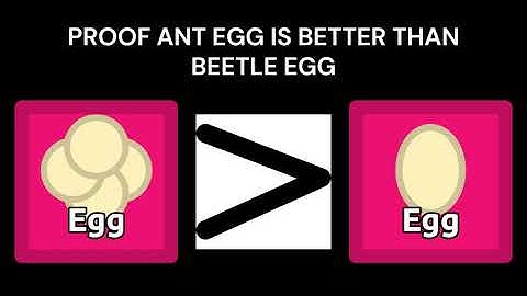 Florr.io | PROOF ANT EGG IS BETTER THAN BEETLE EGG FOR AFKING!
