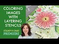 Coloring with layering stencils