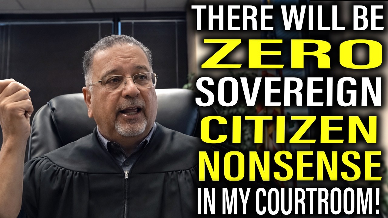 Judge Shuts Down Sovereign Citizen Plea for the First Time in 21+ Year Career | Courtroom Drama!
