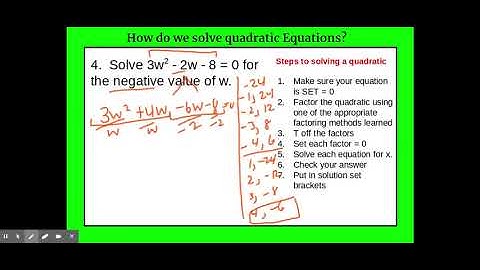 Solving Quadratic Equations - Google Slides