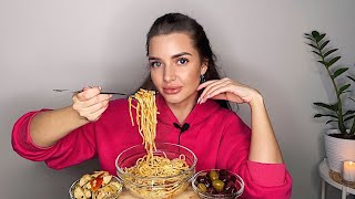 МИНСК, ВСТРЕЧАЙ 🥳 НОВЫЕ СВИДАНИЯ 🥰 МУКБАНГ паста болоньезе MUKBANG pasta bolognese