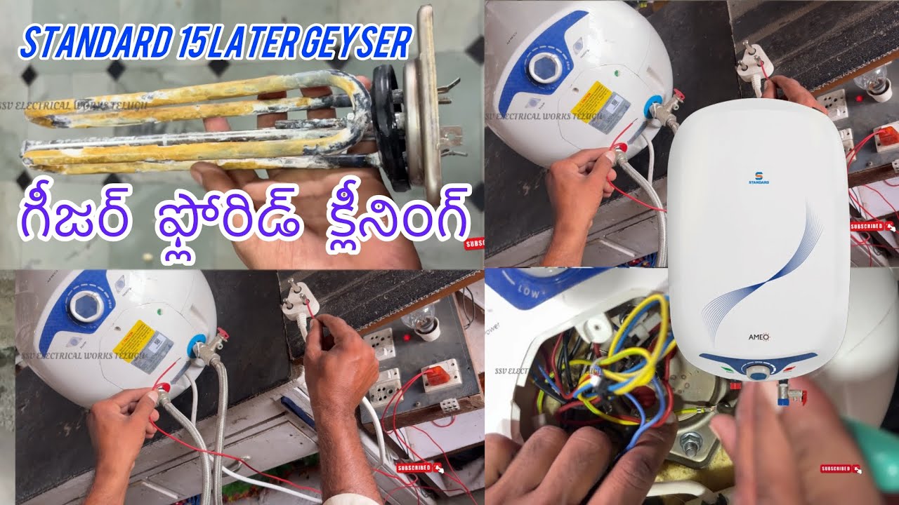 Standard 15L Geyser floor cleaning  / geyser repair, repairing #standard  #geyser