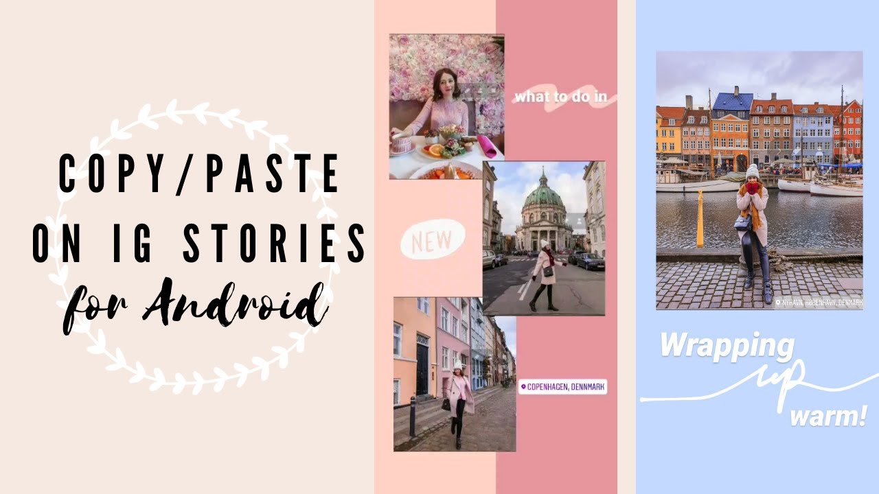 How to Copy/Paste images to your Instagram stories for ANDROID - YouTube