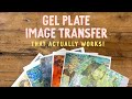Master gel plate image transfers  failproof techniques  tips from everything art store