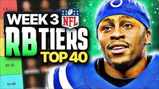 Week 3 Fantasy Football RB Rankings (Top 40)