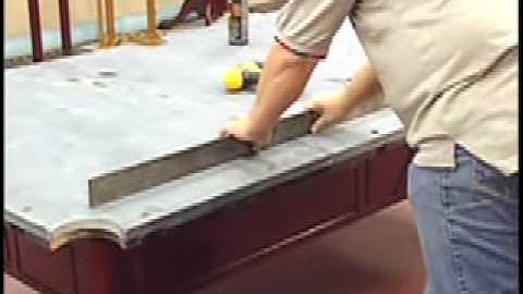 How to install a pool table - slate installation - Home Billiards