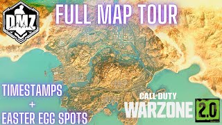 How to See the Full Warzone 2 Map (& DMZ Map) | CODMW2 Al Mazrah Warzone 2.0 Map Tour + Easter Eggs
