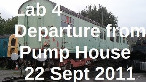 Lab 4 Departure from Pump House 22 Sept 2011