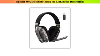 Hands-on BINNUNE BW06 2.4GHz Wireless Gaming Headset with Mic for PS5 PS4 PC Mac Playstation Blueto