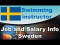 Swimming instructor Salary in Sweden - Jobs and Salaries in Sweden