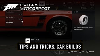 Forza Motorsport - Tips & Tricks: Car Builds