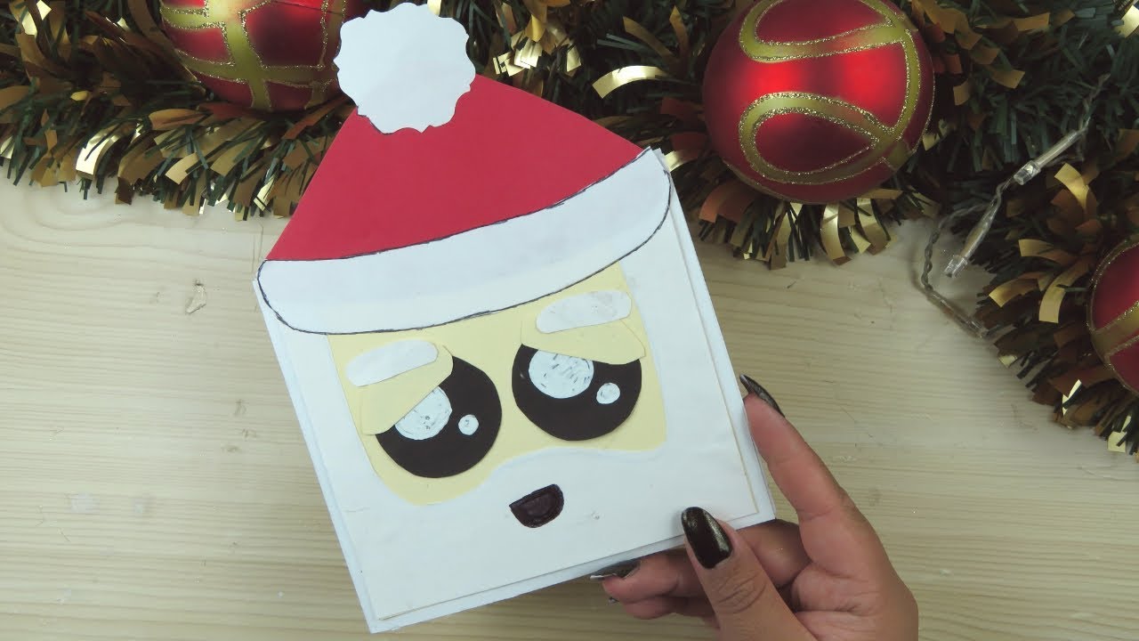 TARJETA FACILISIMA DE SANTA CLAUS ♥ YUMIKU diya tailors