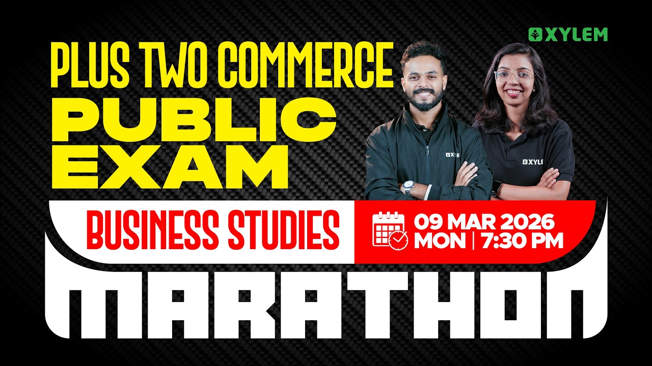 Plus Two Commerce Public Exam Business Studies | MARATHON | Xylem Plus Two Commerce