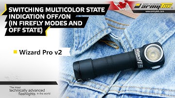 Armytek Headlamp Wizard Pro: Ledlight Multicolor Indication