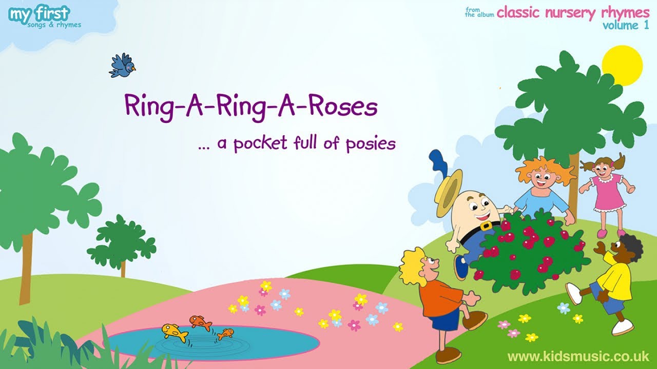 Ringa Ringa Roses Rhyme | Ring-A-Ring O' poem for nursery kids | Kids  nursery poem | English Rhymes - YouTube