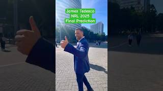James Tedescos Grand Final Prediction Did He Go For The Broncos Or The Storm?
