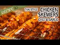 Garlic and Chili Chicken Skewers, BBQ Thai Style