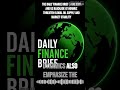 The Daily Finance Brief | UAE exit and US blockade at Hormuz threaten global oil supply and...