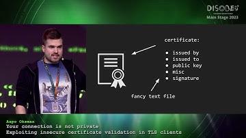 [Disobey 2023] Exploiting insecure certificate validation in TLS clients - Aapo Oksman
