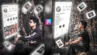 PicsArt Instagram Futuristic Boy Photo Editing tutorial in picsart Step by Step in Hindi