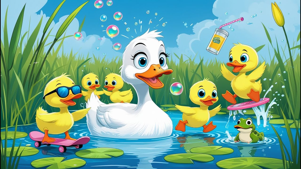 Five Little Ducks |@Moonbeam Media TV Kids Songs & Nursery Rhymes