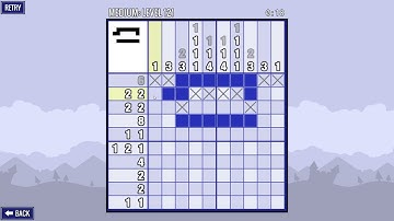 Picross Touch (Medium Level 121) Gameplay and Tutorial