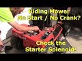 Riding Mower Won't Start? Check the Starter Solenoid by @GettinJunkDone