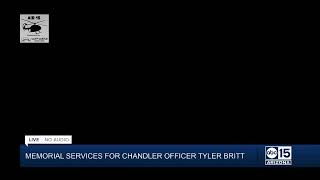 NOW: Fallen Chandler police officer escorted to final resting place