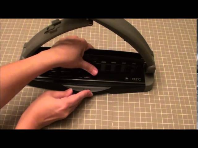 Arc and Levenger Desk Punch Comparison and Envelope Album Video Tour 