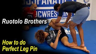 The PERFECT Leg Pin with Ruotolo Brothers