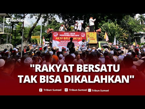 🔴MEMANAS, Lautan Manusia di Patung Kuda Lakukan Aksi Demo Usai MK Tolak Gugatan Anies dan Ganjar