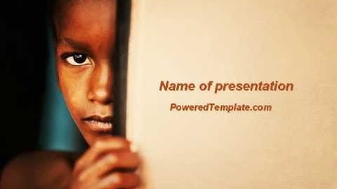 Brazilian Teen PowerPoint Template by PoweredTemplate.com