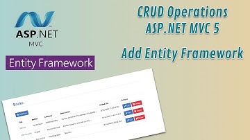 [Arabic] CRUD Operations ASP Net MVC 5 - 4 Add Entity Framework