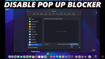How To Disable Pop Up Blocker On Mac