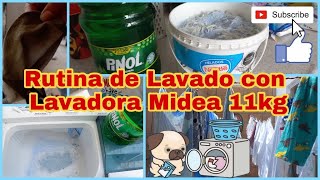 Rutina de Ropa Blanca con Lavadora Midea11kg #rutinadelavado