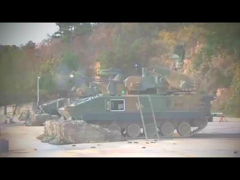 ROK Army - K-30 Biho 30mm + Missiles Anti-Aircraft Armoured Vehicles Live Firing [480p]