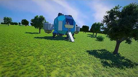 Space engineers: Planetary outpost   [Timelapse]