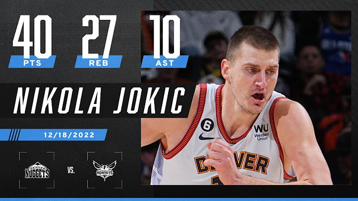 Nikola Jokic posts FIRST 40 PTS, 25+ REB triple-double since Wilt Chamberlain, Elgin Baylor