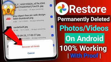 How To Recover Permanently Deleted Photos/Videos On Android | Restore Deleted Pictures From Android