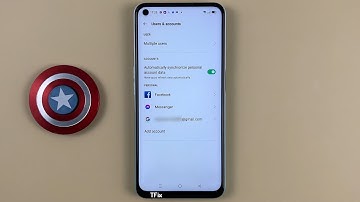 How to enable/disable Auto-sync personal data to Google account on OPPO A52 Android 11