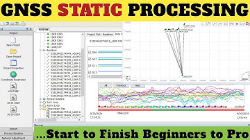How to Process GPS Static Data || Start to Finish Pt1 || #gnss  #postprocessing 