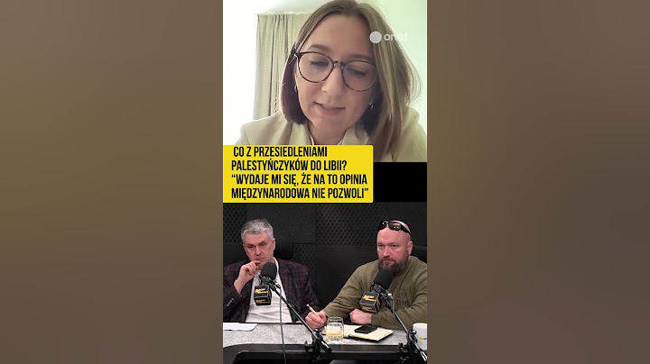 Co z przesiedleniami Palestyńczyków do Libii? “Na to opinia międzynarodowa nie pozwoli”