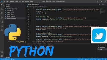 Python Selenium Twitter Automatic Login Bot 2022 #Python3 #selenium #Twitter